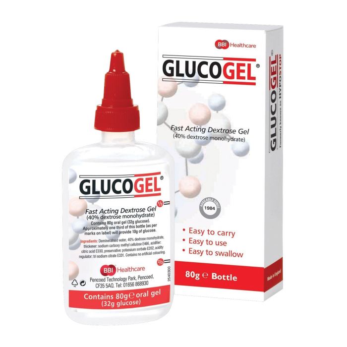 Glucogel Dextrose Gel - 80g Bottle - (Single)