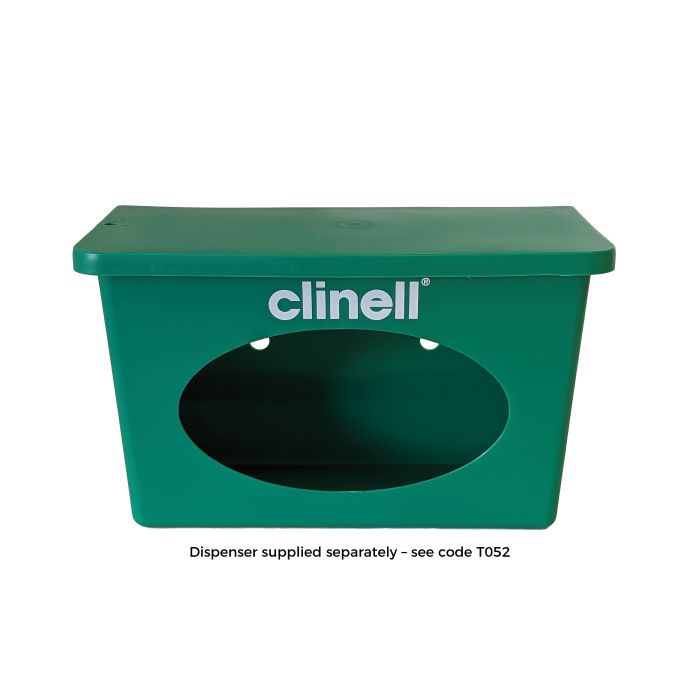 Lid for Wall Dispenser for Clinell Universal Wipes Pack - Green - (Single)