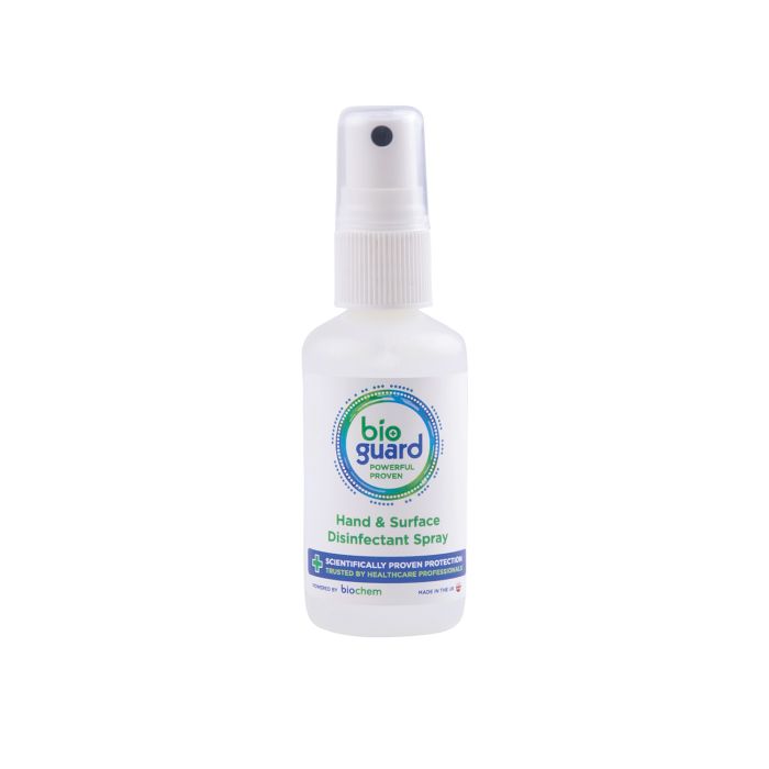 Bioguard Hand & Surface Disinfectant Spray - 50ml Spray Bottle - (Single)