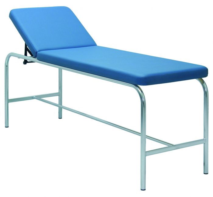Select Alpha Fixed Height Examination Couch - Blue - (Single)