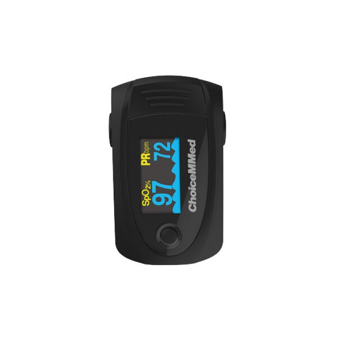 Hillcroft C63 Shockproof Finger Pulse Oximeter with FREE Carry Case - (Single)