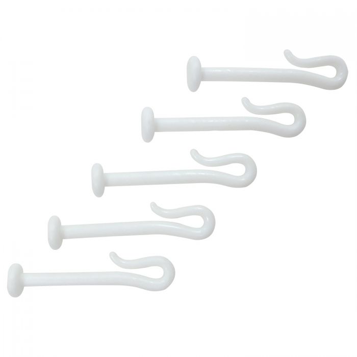 One-Piece Curtain Hook/Glider - Pack of 25 - (Pack 25)
