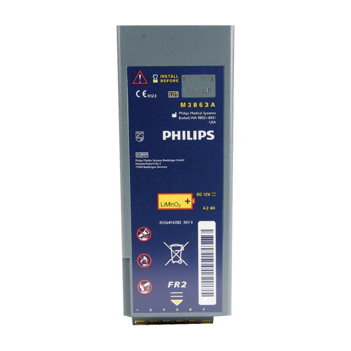 Philips HeartStart FR2 Defibrillator Lithium Battery - (Single)