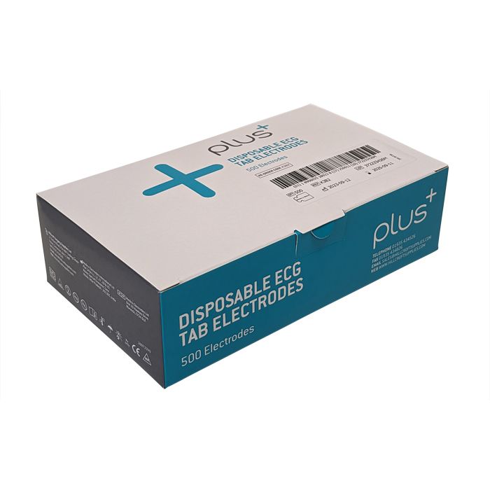 PLUS Disposable ECG Tab Electrodes - (Pack 500)