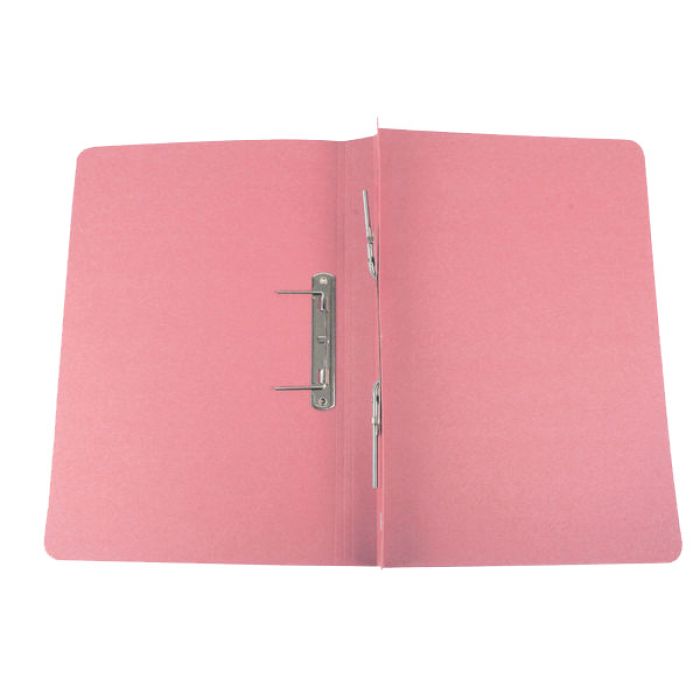 Q-Connect Transfer File FC/A4 35mm Capacity - Pink - (Pack 25)