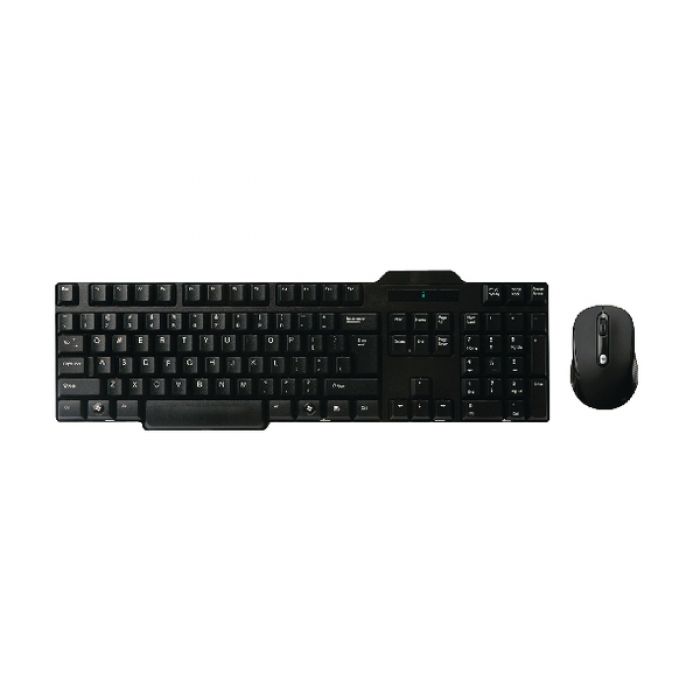 Q-Connect Wireless Keyboard & Mouse - Black - (Single)