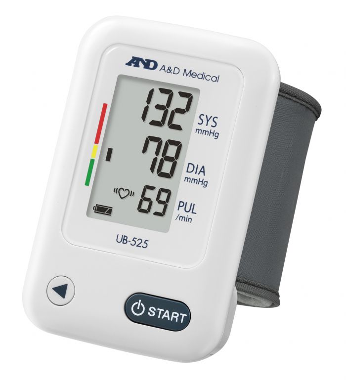 A&D UB-525 Digital Wrist BP Monitor - (Single)