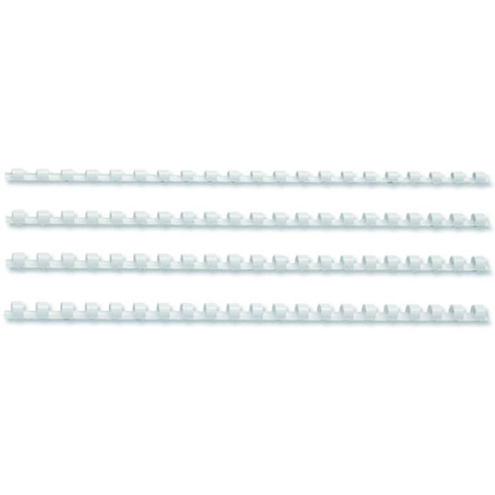 White Plastic A4 Binding Combs