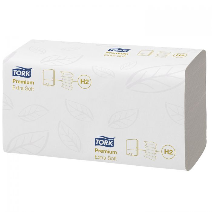 Tork Xpress Extra Soft Multi-Fold Hand Towels - Premium (H2) - 2-ply White - 21x100 Sheets - (Pack 2100)