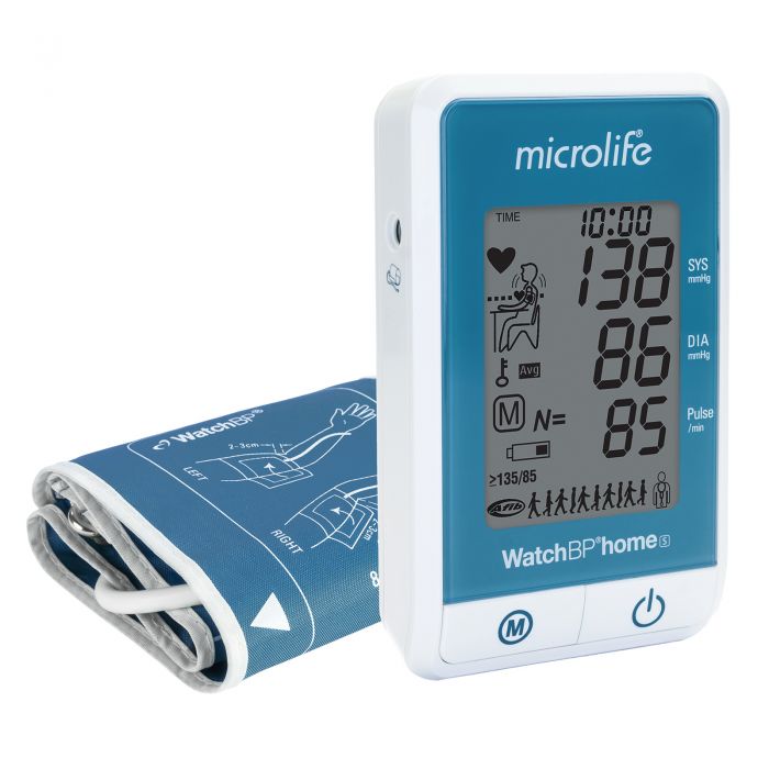 Microlife WatchBP Home S Digital Blood Pressure Monitor with AFib Detection - (Single)