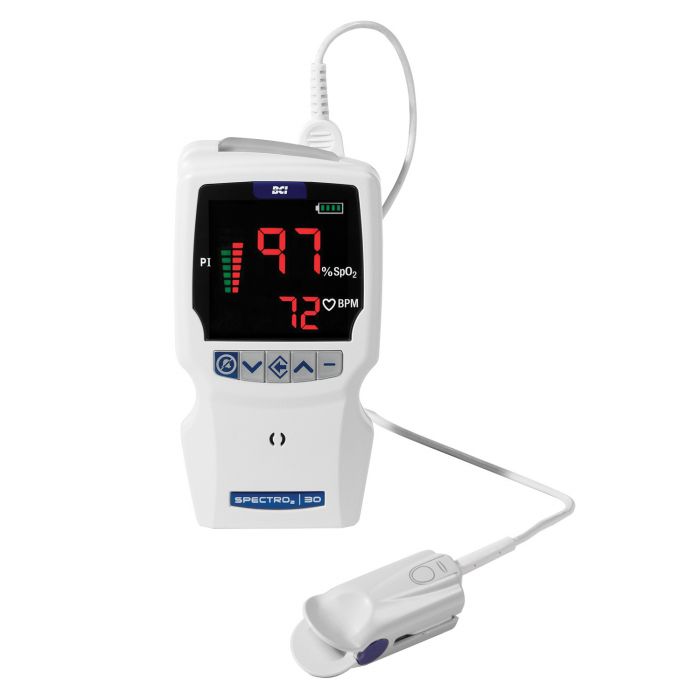 BCI SpectrO2 30 Handheld Digital Pulse Oximeter with Alarms - (Single)