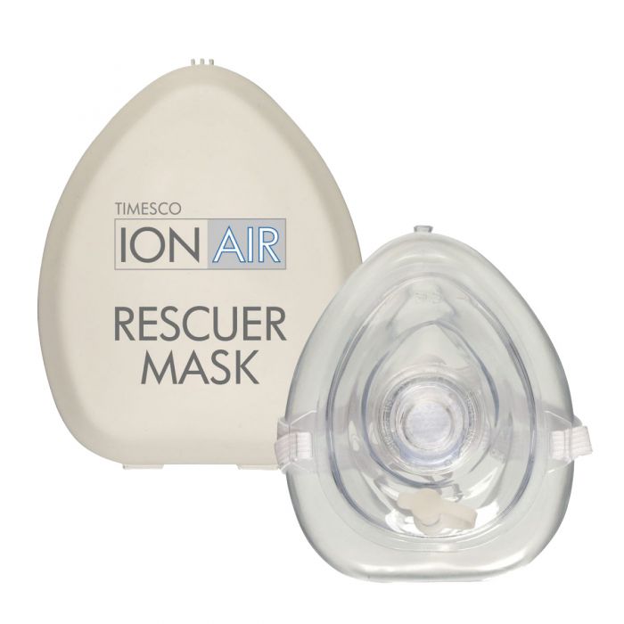 CPR Facemask with Valve in Hard Case - (Single)