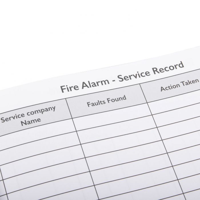 Fire Safety A4 Log Book - (Single)