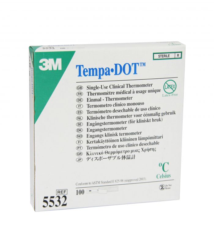 Tempa-DOT Single-Use Thermometers - (Pack 100)