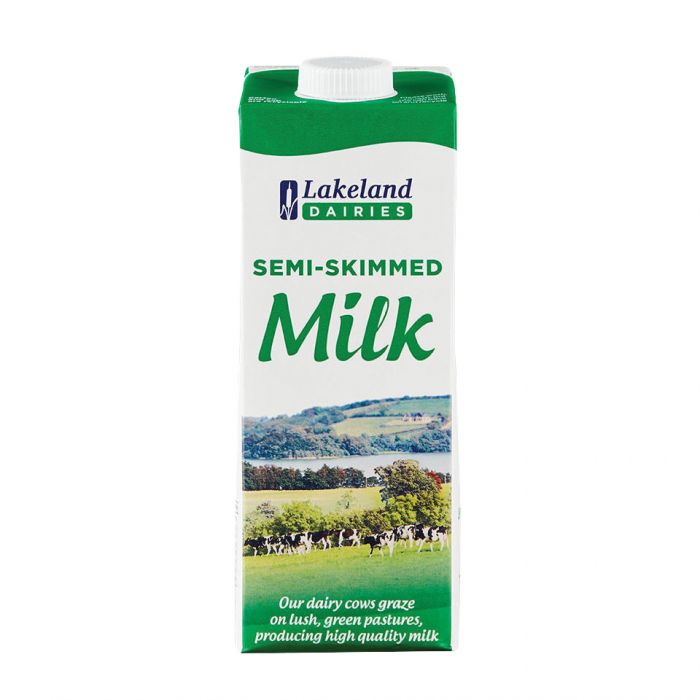 Lakeland Dairies Semi-Skimmed UHT Milk - 1-Litre - (Single)