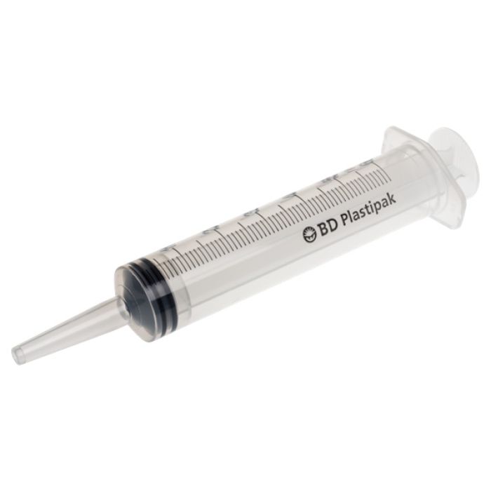 BD Plastipak Sterile Disposable Syringe with Catheter Tip - 50ml - (Pack 60)