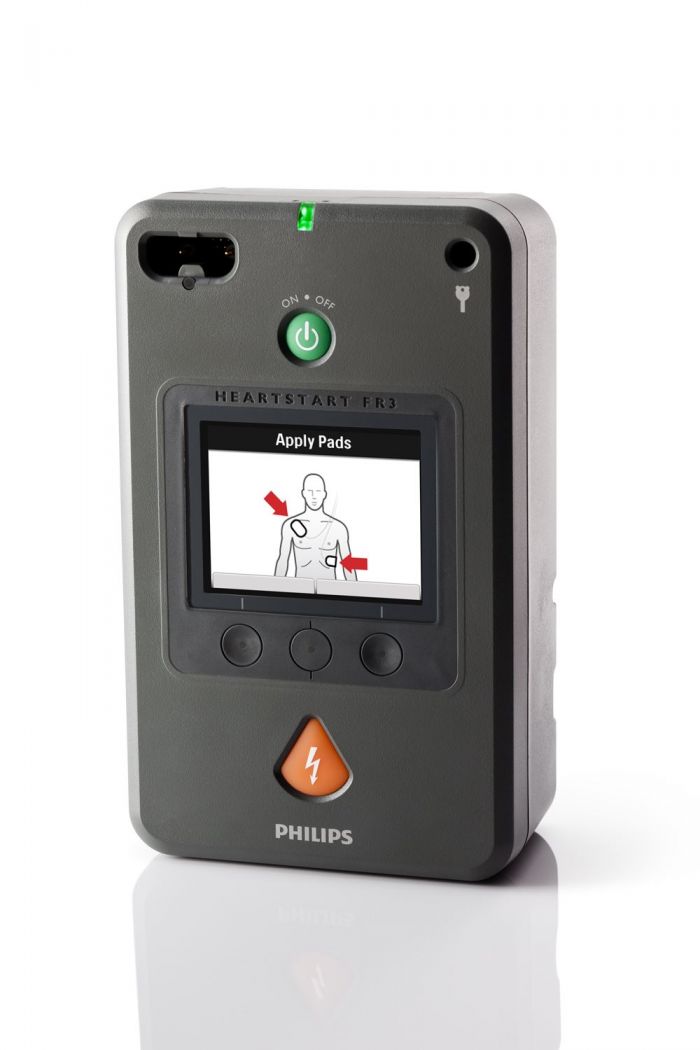 Philips HeartStart FR3 Defibrillator with Text Display (No ECG Display) - (Single)