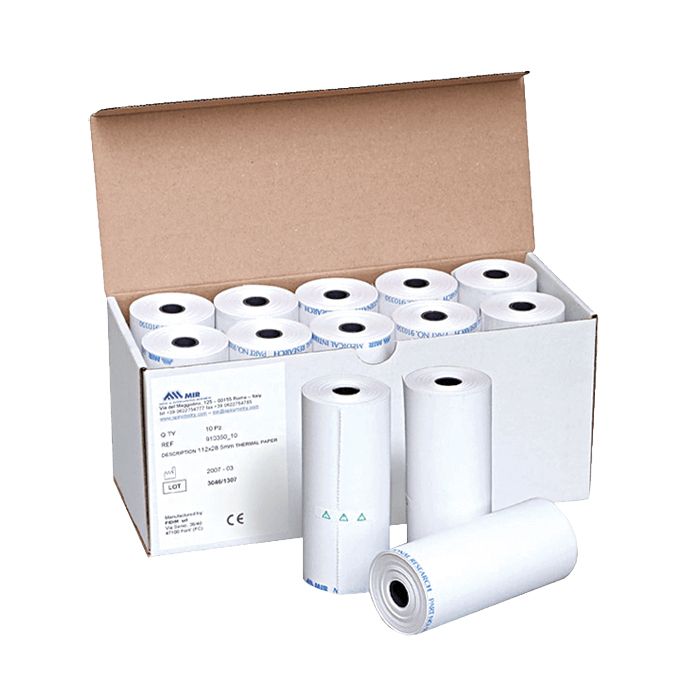Thermal Printer Rolls for MIR Spirolab Spirometer - (Pack 10)