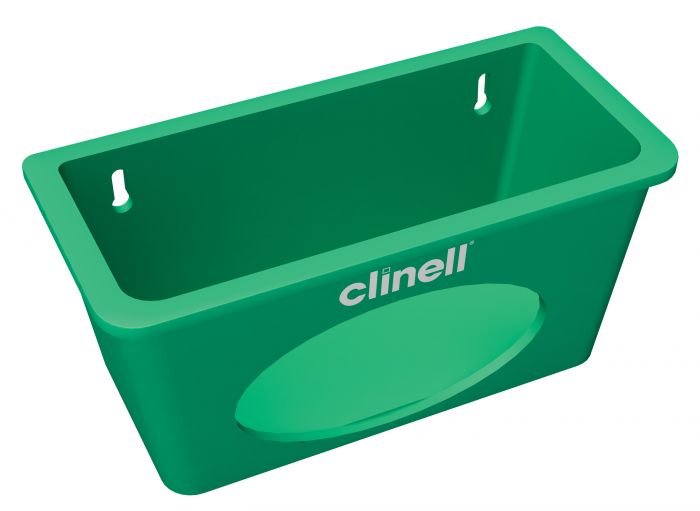 Wall Dispenser for Clinell Universal Wipes Packs - Green - (Single)