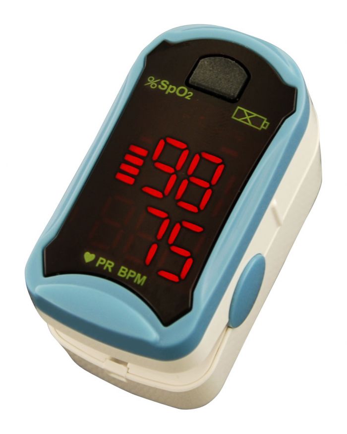 Hillcroft C19 Lite Finger Pulse Oximeter with FREE Carry Case - (Single)