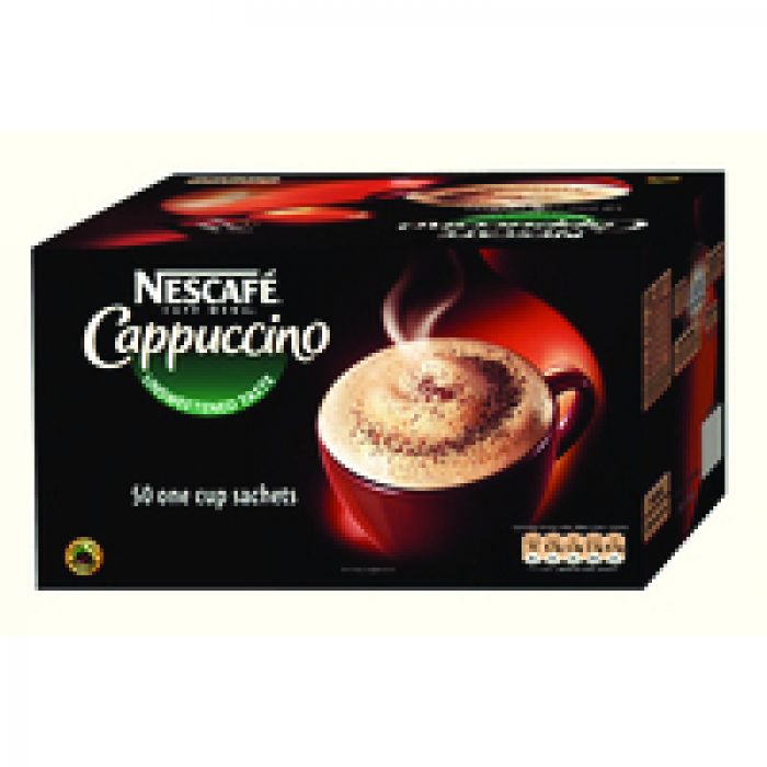 Nescafe Unsweetened Cappuccino Sachet - 710g - (Pack 50)