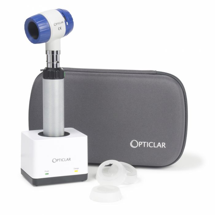 Opticlar D-Scope 8DS Dermatoscope - Li-ion Handle & Single Desk Charger - (Single)