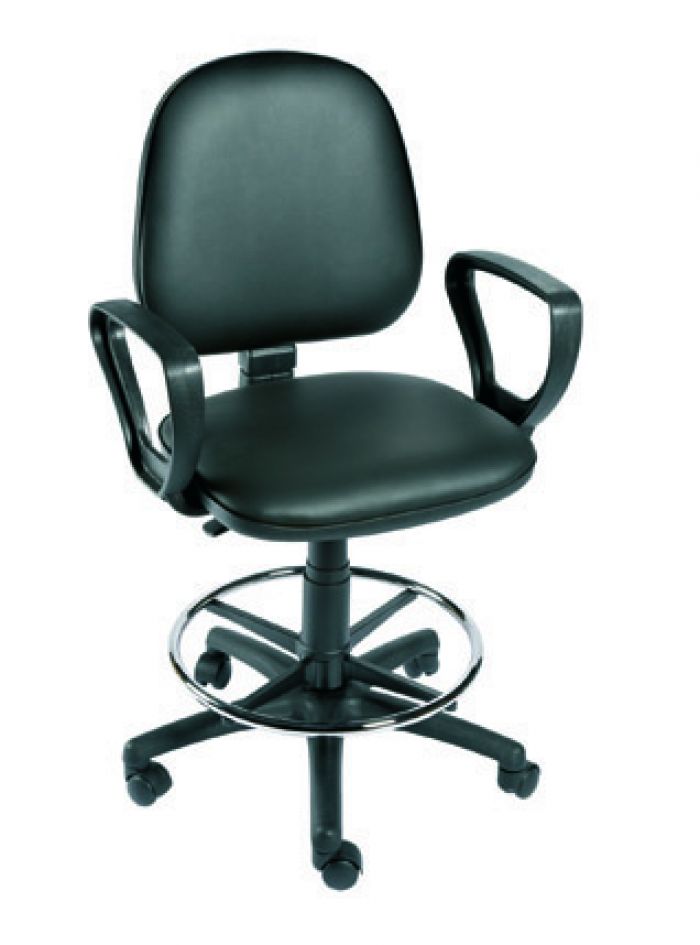Sunflower Practitioner Gas-Lift Chair with Footring & Arms 