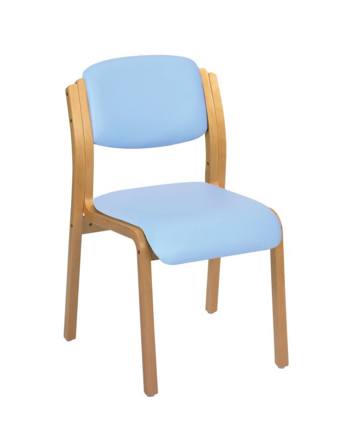 Aurora Visitor Chair without Arms - Antibacterial Vinyl