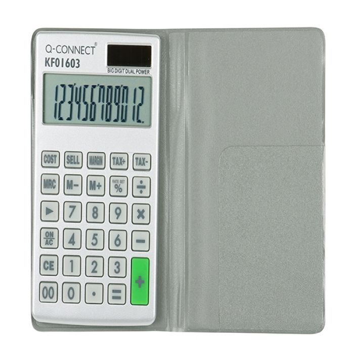 Q-Connect Large Pocket Calculator 10 Digit - (Single)