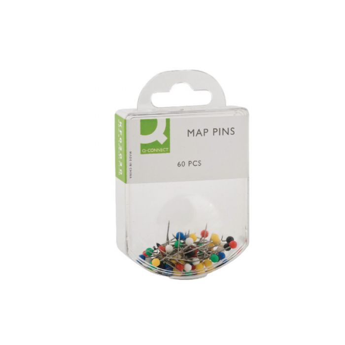 Q-Connect Map Pins - (Pack 60)